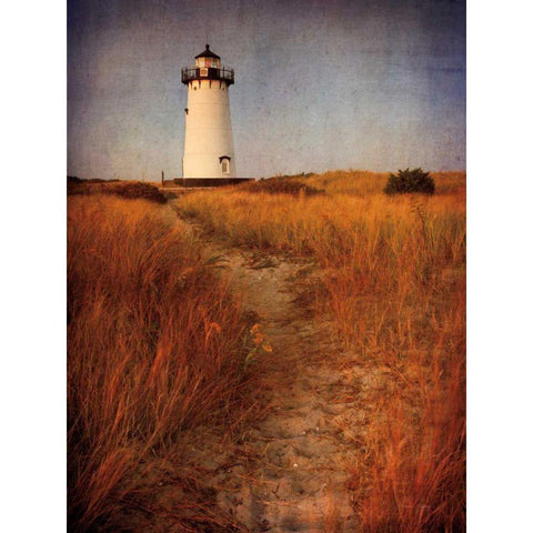 To the Harbor Light White Modern Wood Framed Art Print by Gendreau, Katherine