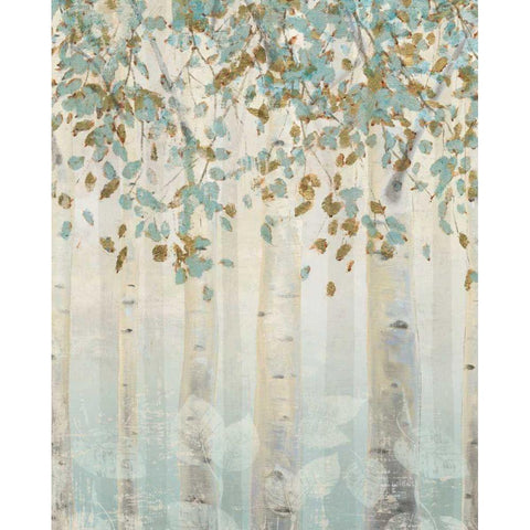Dream Forest I White Modern Wood Framed Art Print by Wiens, James