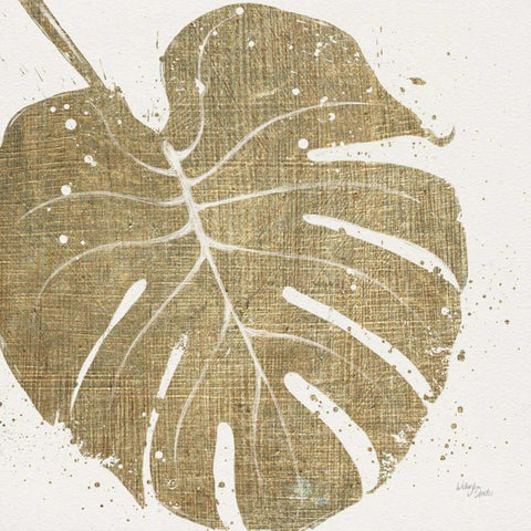 Old Leaves III Black Modern Wood Framed Art Print with Double Matting by Studio, Wellington