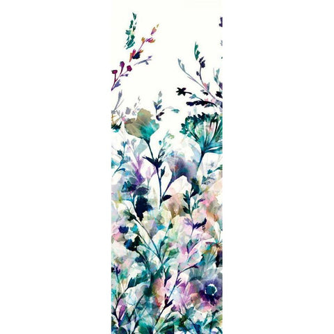 Transparent Garden II - Panel II Gold Ornate Wood Framed Art Print with Double Matting by Wild Apple Portfolio