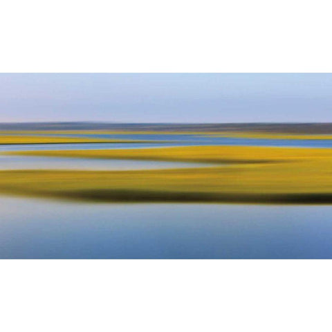 Evening Marsh Black Modern Wood Framed Art Print by Gendreau, Katherine