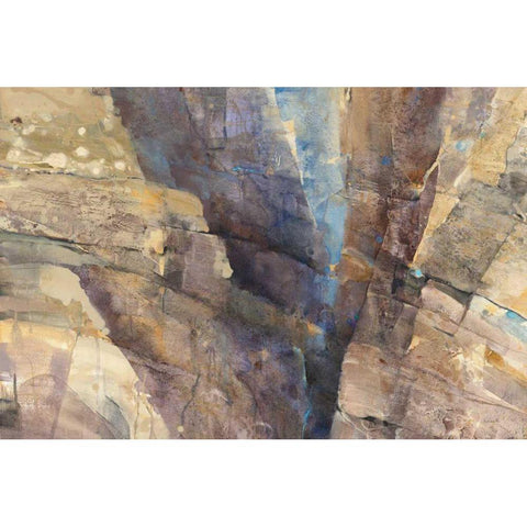 Canyon II Gold Ornate Wood Framed Art Print with Double Matting by Hristova, Albena