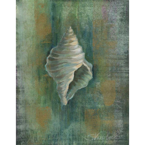 Tropical Sea III White Modern Wood Framed Art Print by Vassileva, Silvia