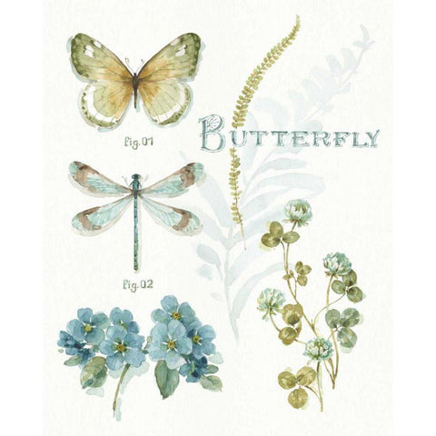 My Greenhouse Botanical I Gold Ornate Wood Framed Art Print with Double Matting by Audit, Lisa