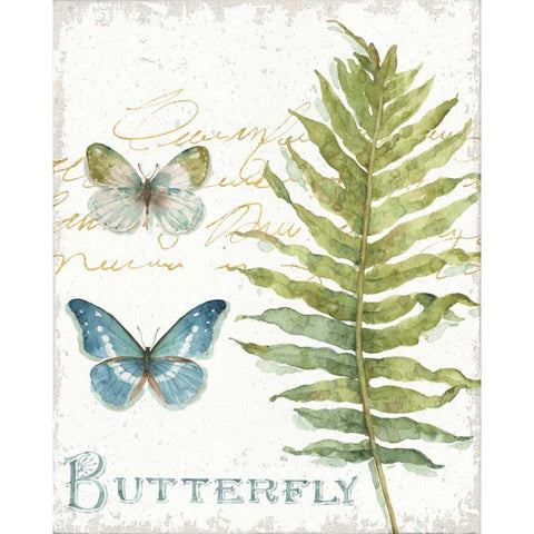 My Greenhouse Botanical IV White Modern Wood Framed Art Print by Audit, Lisa