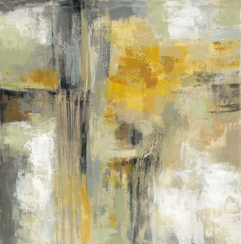 Sun and Rain Black Ornate Wood Framed Art Print with Double Matting by Vassileva, Silvia