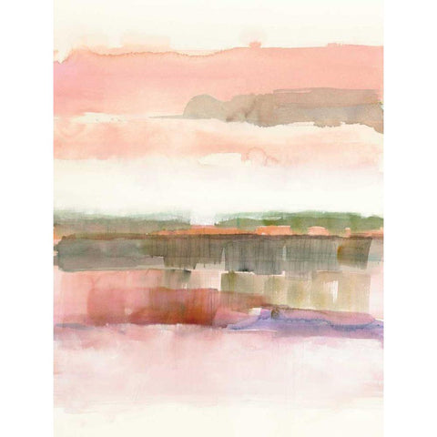 Influence  of Line and Color White Modern Wood Framed Art Print by Schick, Mike