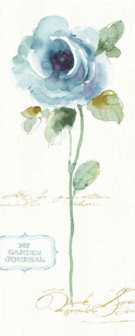 Rainbow Seeds Loose Floral I Black Ornate Wood Framed Art Print with Double Matting by Audit, Lisa