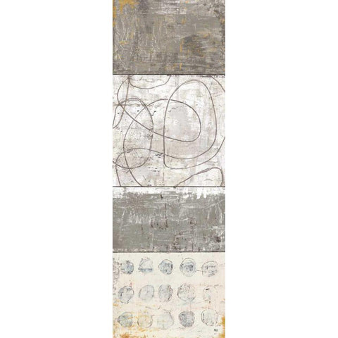 Scorched Earth II White Modern Wood Framed Art Print by Mullan, Michael