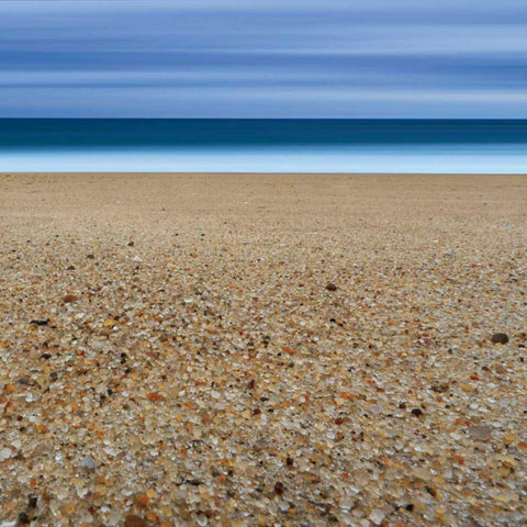 Glass Sand Black Modern Wood Framed Art Print by Gendreau, Katherine