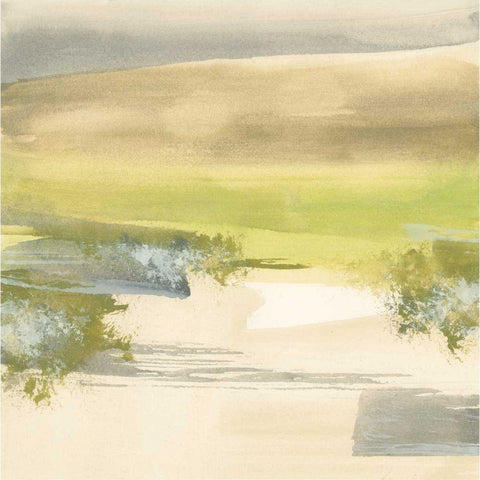 Grey Stone III White Modern Wood Framed Art Print by Paschke, Chris