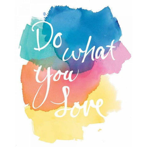 Aurora Love Gold Ornate Wood Framed Art Print with Double Matting by Schick, Mike