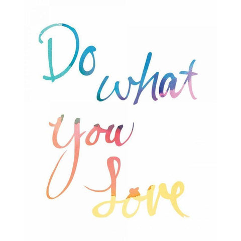 Aurora Love White White Modern Wood Framed Art Print by Schick, Mike