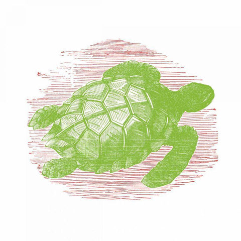 Sea Brights I Black Modern Wood Framed Art Print with Double Matting by Wild Apple Portfolio