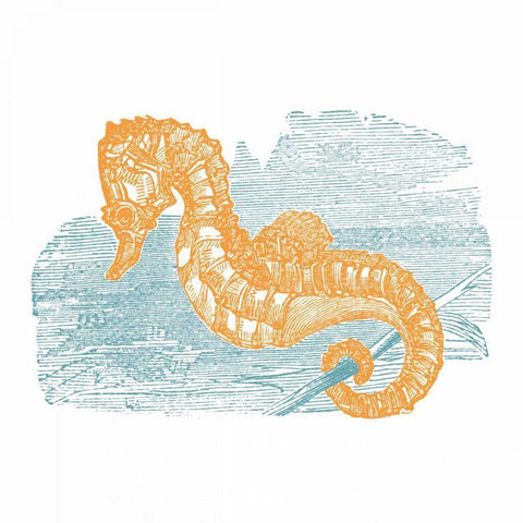 Sea Brights IV Gold Ornate Wood Framed Art Print with Double Matting by Wild Apple Portfolio