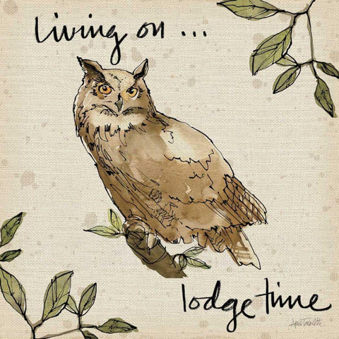 Lodge Life VI Gold Ornate Wood Framed Art Print with Double Matting by Tavoletti, Anne