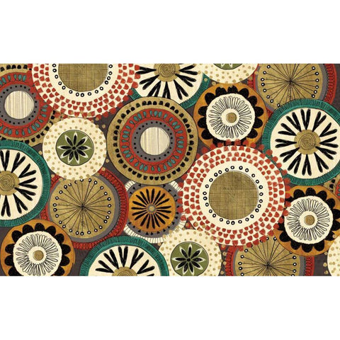 Spice Road I Gold Ornate Wood Framed Art Print with Double Matting by Charron, Veronique