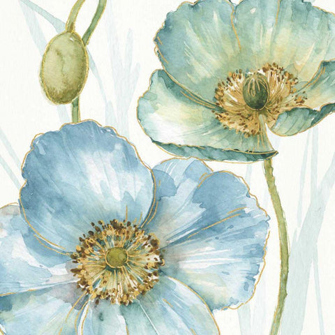 My Greenhouse Flowers II White Modern Wood Framed Art Print by Audit, Lisa