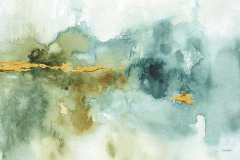 My Greenhouse Abstract I Black Ornate Wood Framed Art Print with Double Matting by Audit, Lisa