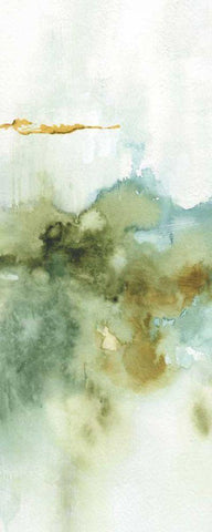 My Greenhouse Abstract V White Modern Wood Framed Art Print with Double Matting by Audit, Lisa