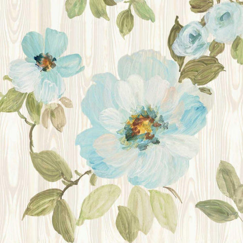 Driftwood Garden VII White Modern Wood Framed Art Print by Wild Apple Portfolio