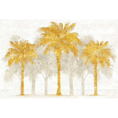 Palm Coast I Gold Ornate Wood Framed Art Print with Double Matting by Schlabach, Sue