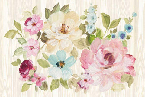 Driftwood Garden X White Modern Wood Framed Art Print with Double Matting by Wild Apple Portfolio