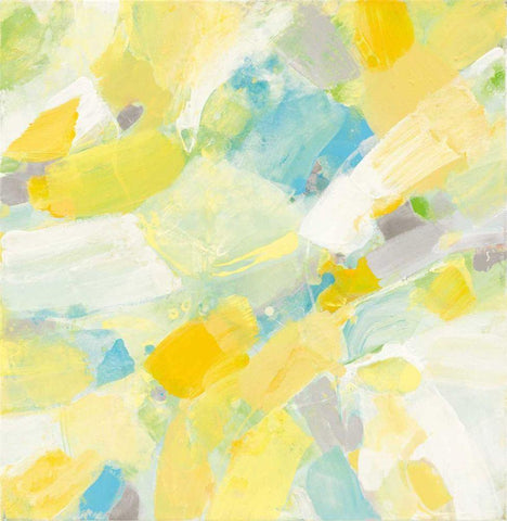 Sunspots White Modern Wood Framed Art Print with Double Matting by Hristova, Albena