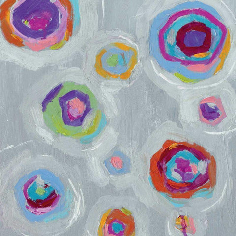 Frolic I Crop Black Modern Wood Framed Art Print by Wild Apple Portfolio