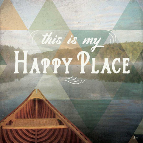 Calm Waters I Black Modern Wood Framed Art Print with Double Matting by Aiken, Jess