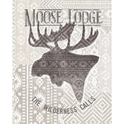 Soft Lodge V Gold Ornate Wood Framed Art Print with Double Matting by Penner, Janelle