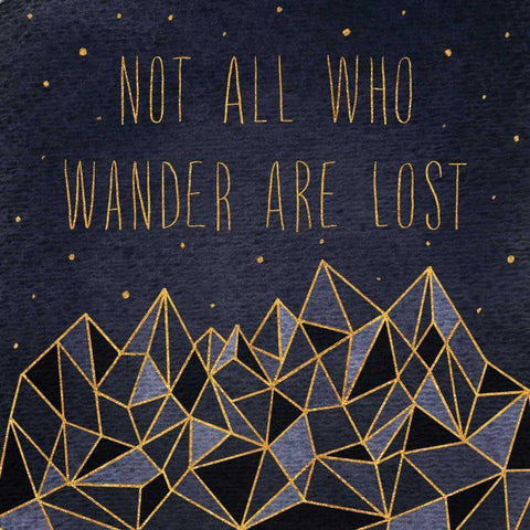 Written in the Stars IV Black Modern Wood Framed Art Print by Marshall, Laura