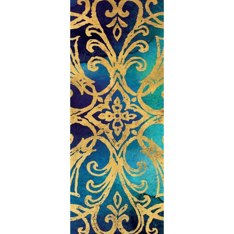 Little Jewels VIII Gold Ornate Wood Framed Art Print with Double Matting by Aiken, Jess