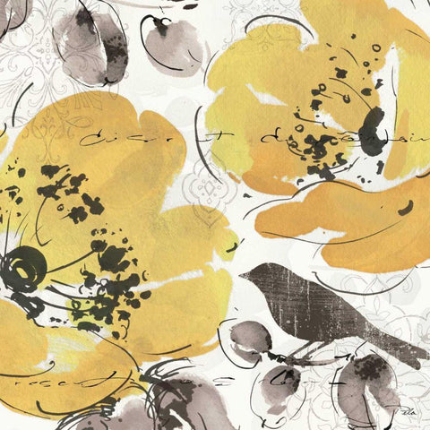 Watercolorful II White Modern Wood Framed Art Print by Pela Studio