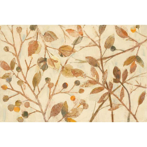 Shimmering I Neutral White Modern Wood Framed Art Print by Hristova, Albena