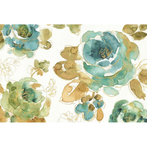 My Greenhouse Roses I White Modern Wood Framed Art Print by Audit, Lisa