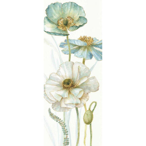 My Greenhouse Flowers VIII Black Modern Wood Framed Art Print with Double Matting by Audit, Lisa