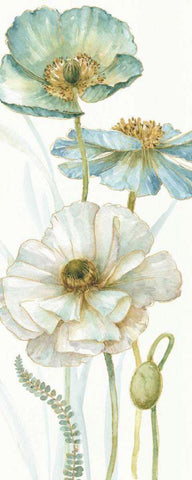 My Greenhouse Flowers VIII White Modern Wood Framed Art Print with Double Matting by Audit, Lisa