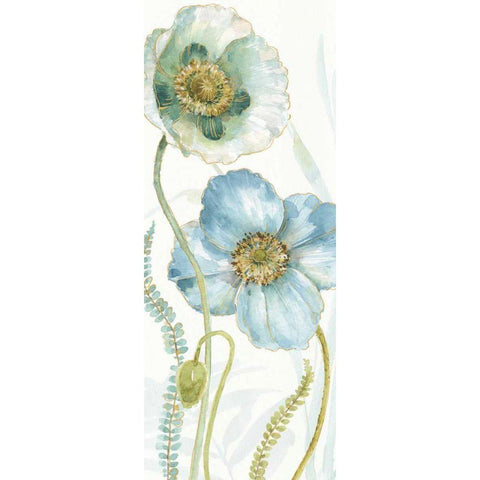 My Greenhouse Flowers IX White Modern Wood Framed Art Print by Audit, Lisa
