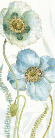 My Greenhouse Flowers IX White Modern Wood Framed Art Print with Double Matting by Audit, Lisa