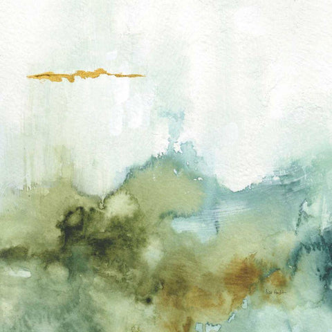 My Greenhouse Abstract III Black Modern Wood Framed Art Print by Audit, Lisa