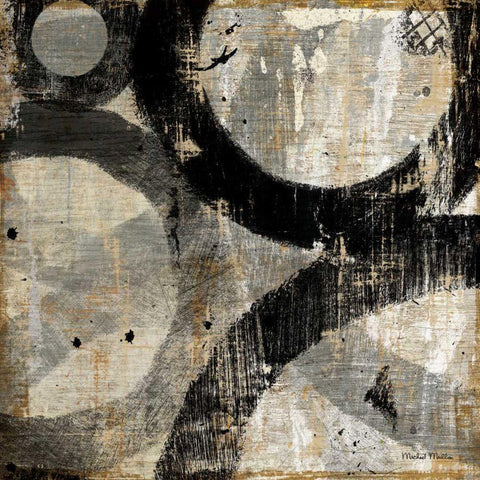 Industrial II  Black Ornate Wood Framed Art Print with Double Matting by Mullan, Michael