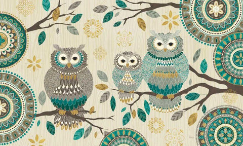 Cool Feathers V White Modern Wood Framed Art Print with Double Matting by Charron, Veronique