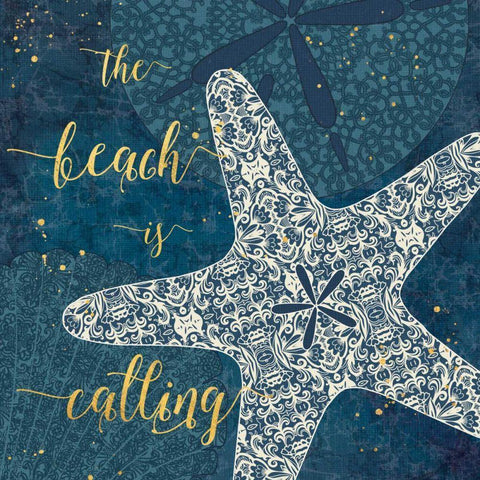Coastal Lace II Black Modern Wood Framed Art Print with Double Matting by Aiken, Jess