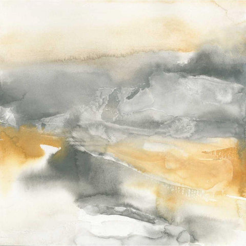 Minerals II Black Modern Wood Framed Art Print with Double Matting by Paschke, Chris