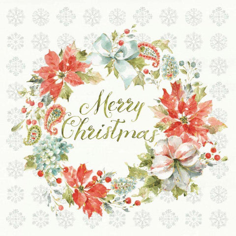 Home for the Holidays Merry Christmas White Modern Wood Framed Art Print with Double Matting by Audit, Lisa