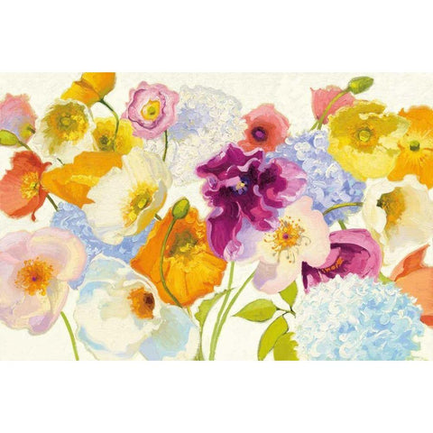 For Paris on White Black Modern Wood Framed Art Print with Double Matting by Novak, Shirley