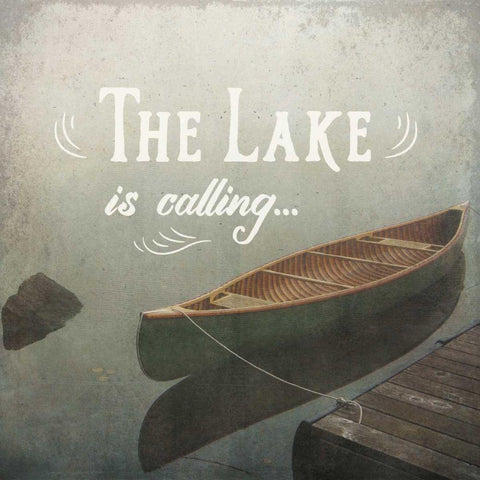 Calm Waters II no Triangles Black Modern Wood Framed Art Print with Double Matting by Aiken, Jess