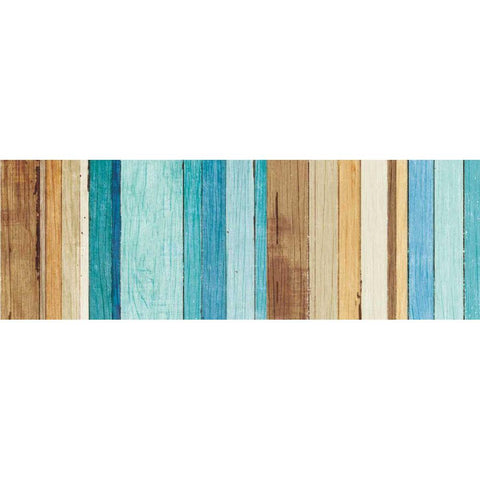 Beachscape VII Black Modern Wood Framed Art Print by Mullan, Michael