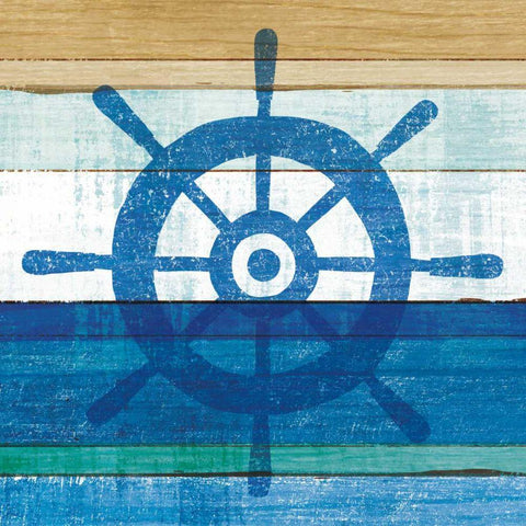 Beachscape VI Helm Gold Ornate Wood Framed Art Print with Double Matting by Mullan, Michael